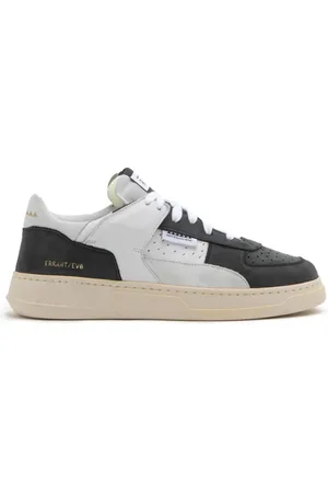 RUN OF Schoenen, Heren, Veelkleurig, 43 EU, Katoen, Nubuck Leren Sneakers met Memory Gel
