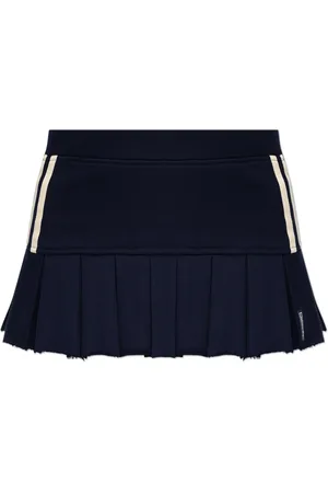 MISBHV Rokken, Dames, Blauw, XL, Geplooide rok