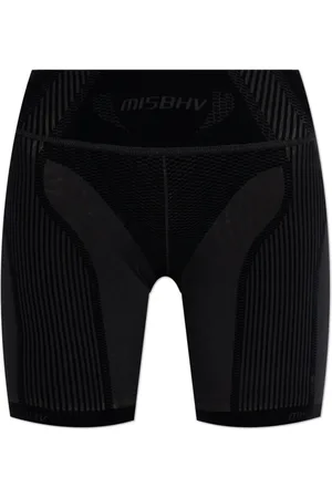 MISBHV Korte broeken, Dames, Zwart, Xs/S, Logo shorts