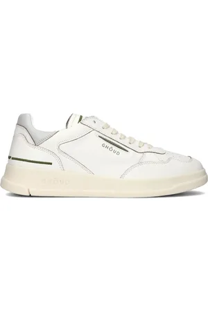 Ghoud Schoenen, Dames, Wit, 44 EU, Leer, Witte Lage Dames Sneakers