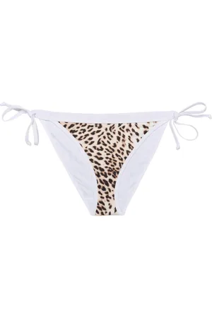 Gestuz Badkleding, Dames, Veelkleurig, M, Leopard Print Bikini Bottom Accessoire