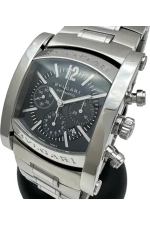 Bvlgari Pre-owned, Heren, Blauw, ONE Size, Pre-owned Metal watches