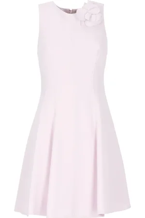 Elisabetta Franchi Kleedjes, Dames, Roze, L, Roze Viscose Blend Jurk Mouwloos Vrouw