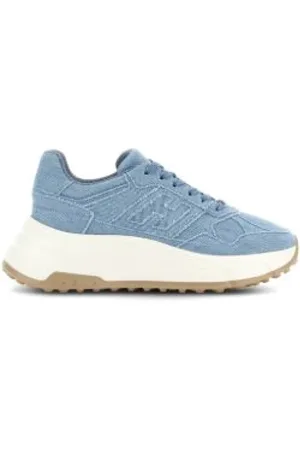 Hogan Schoenen, Dames, Blauw, 36 EU, Denim, Denim Sneakers