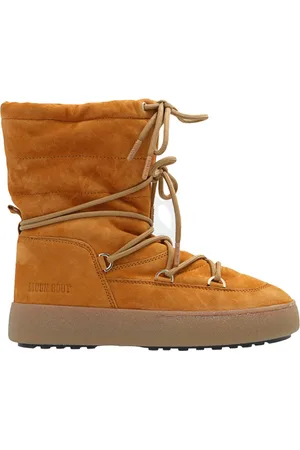 Moon Boot Schoenen, Dames, Bruin, 40 EU, Suède, Ltrack Snowboots