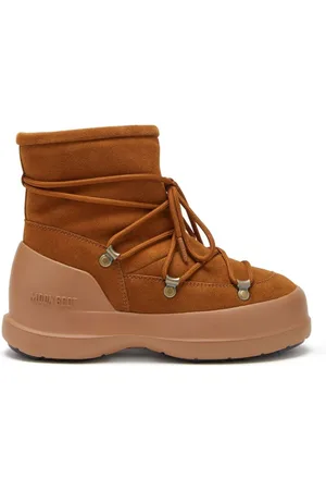 Moon Boot Schoenen, Dames, Bruin, 40 EU, Suède, Luna Suède Laarzen