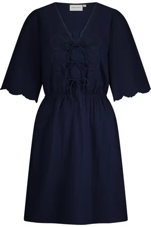Fabienne Chapot Kleedjes, Dames, Blauw, S, Katoen, Rory Dress