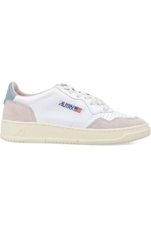 Autry Schoenen, Heren, Wit, 45 EU, Leer, Low Medalist Sneakers