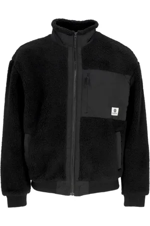 Element Sweatshirts & Hoodies, Heren, Zwart, L, Polyester, Sherpa Jas Zwart