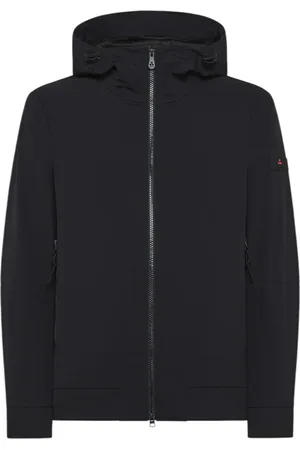 Peuterey Jassen, Heren, Blauw, L, Polyester, Blauwe Technische Jas Svalbard MDN