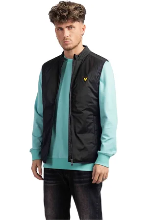 Lyle & Scott Jassen, Heren, Zwart, M, Polyester, Golf Bodywarmer