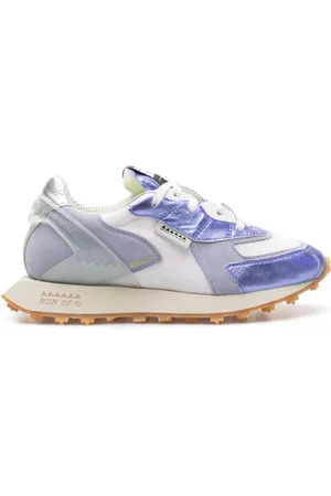 RUN OF Schoenen, Dames, Veelkleurig, 40 EU, Leer, Sneaker Purple Rain W