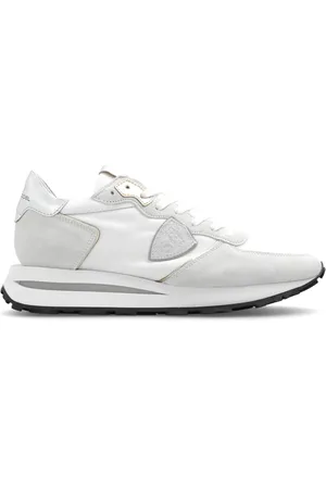 Philippe model Schoenen, Dames, Wit, 36 EU, Katoen, Tropez Hoge Sneakers