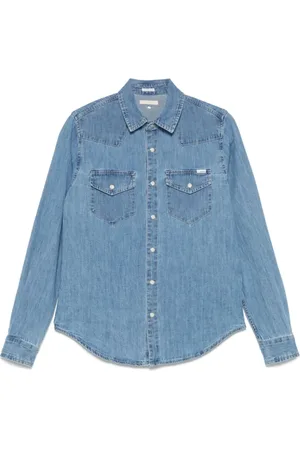 Mother Blouses & Shirts, Dames, Blauw, M, Azuurblauwe Stijlvolle Shirt