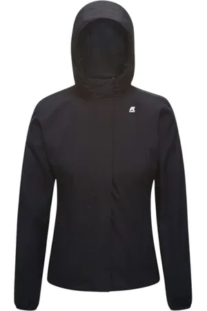 K-Way Jassen, Dames, Zwart, M, Nylon, Ripstop Marmotta Jas