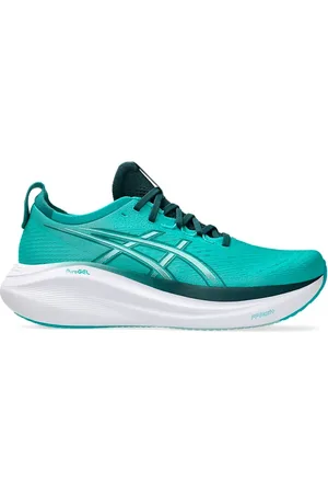 Asics Schoenen, Heren, Groen, 45 EU, Groene hardloopschoenen Pure GEL technologie