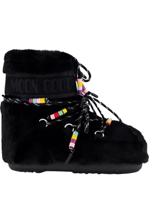 Moon Boot Schoenen, Dames, Zwart, 39 EU, Nepbont, Lage Nepbont Kralenlaarzen