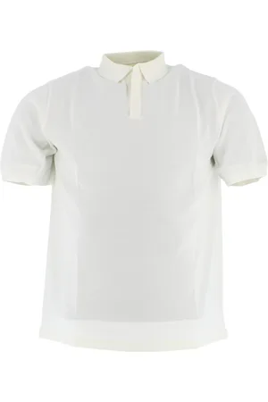 MC2 SAINT BARTH Tops, Heren, Wit, S, Katoen, Wit Poloshirt Korte Mouwen Katoen