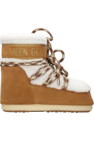 Moon Boot Schoenen, Dames, Bruin, 36 EU, Nylon, Shearling Winterlaarzen