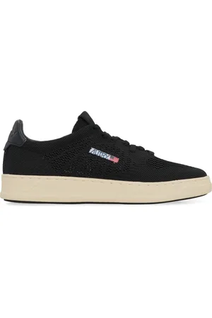 Autry Schoenen, Heren, Zwart, 42 EU, Leer, Easeknit Lage Sneakers