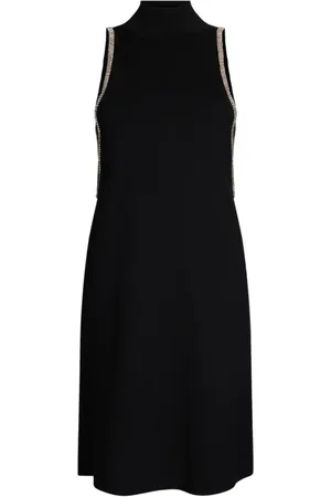 Liu Jo Kleedjes, Dames, Zwart, XS, Elegante Nero Jurk voor Vrouwen