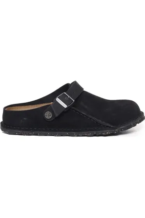 Birkenstock Schoenen, Heren, Zwart, 40 EU, Katoen, Katoen-elastaan