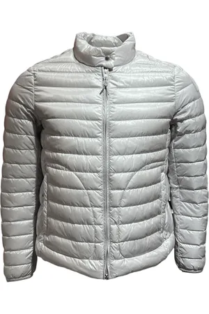 Parajumpers Jassen, Dames, Grijs, M, Nylon, Gewatteerde Lichtgewicht Jas Sena Zilver