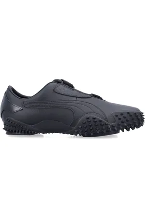 PUMA Schoenen, unisex, Zwart, 41 1/2 EU, Leren sneakers met spike-ontwerp