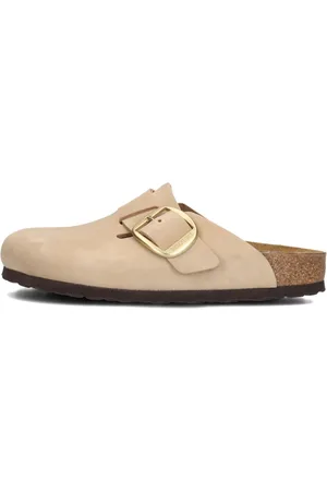 Birkenstock Schoenen, Dames, , 36 EU, Boston Big Buckle Nubuck Clogs