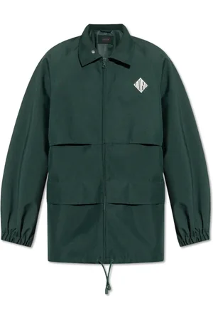 Lacoste Jassen, Heren, Groen, M, Polyester, Jas met logo