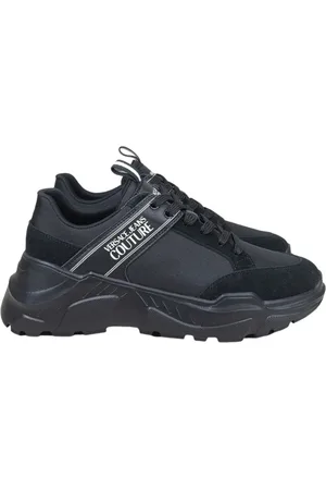 VERSACE Schoenen, Heren, Zwart, 43 EU, Sneakers