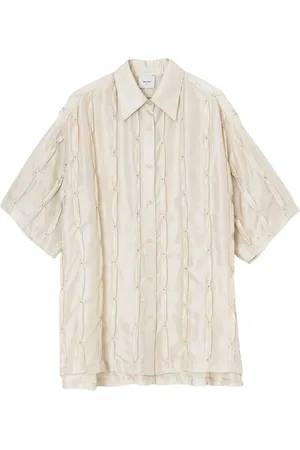 ALYSI Blouses & Shirts, Dames, , S, Zandkleurige Shirts voor Vrouwen
