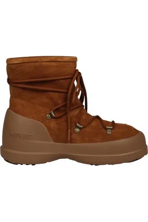 Moon Boot Schoenen, Dames, Bruin, 38 EU, Leer, Luna Mountain Boots