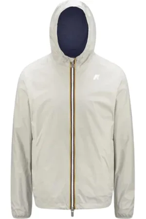 K-Way Jassen, Heren, , L, Nylon, Omkeerbare Waterdichte Winddichte Jas