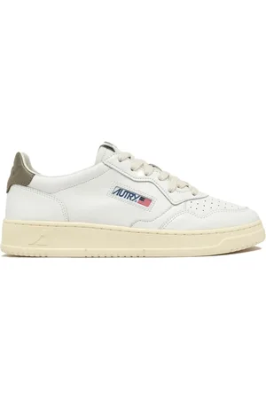 Autry Schoenen, Heren, Wit, 36 EU, Leer, Medalist Low Top Sneakers