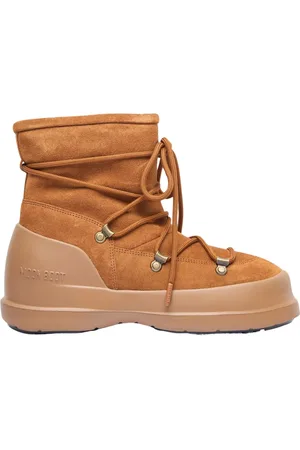 Moon Boot Schoenen, Dames, Bruin, 37 EU, Suède, Luna Suède Laarzen