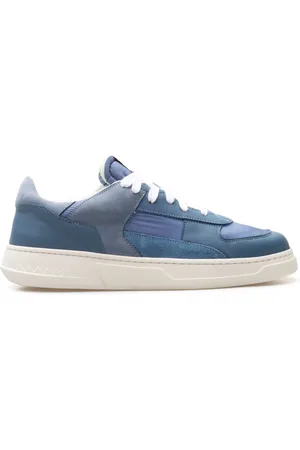 RUN OF Schoenen, Heren, Blauw, 42 EU, Katoen, Sneakers LOW Cobalto M