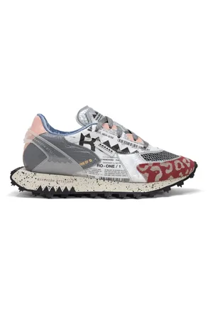 RUN OF Schoenen, Heren, Veelkleurig, 44 EU, Katoen, Ro 1 Howard Sneakers