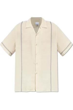 Paul Smith Overhemden, Heren, , XL, Linnen, Linnen overhemd