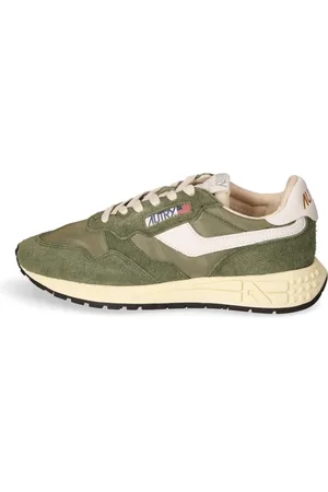 Autry Schoenen, Heren, Groen, 42 EU, Katoen, Lage Sneaker