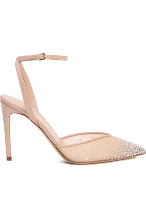 NINALILOU Schoenen, Dames, , 38 1/2 EU, Schitterende enkelband hoge hakken