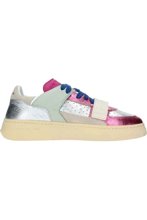 RUN OF Schoenen, Dames, Veelkleurig, 39 1/2 EU, Leer, Sneakers Morris W