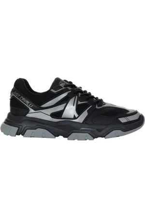 Roberto Cavalli Schoenen, Heren, Zwart, 45 EU, Sneakers