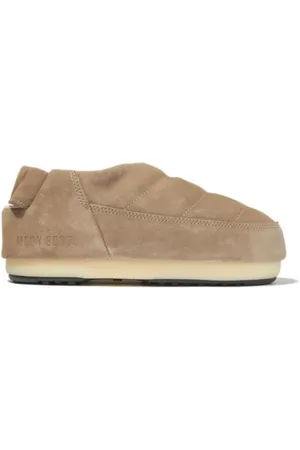 Moon Boot Schoenen, Dames, , 37 EU, Leer, Sandalen met Waterafstotende Elastische Slingback