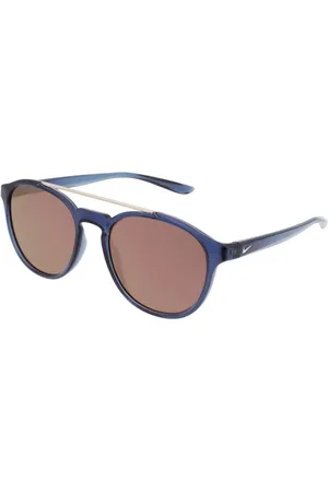 Nike Accessoires, unisex, Blauw, ONE Size, Blauwe Injectie Zonnebril met Categorie 3 Lenzen