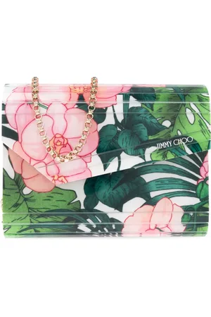 Jimmy Choo Tassen, Dames, Groen, ONE Size, Leer, Schoudertas Candy