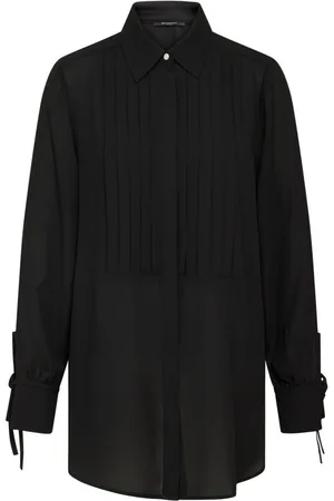 Bruuns Bazaar Blouses & Shirts, Dames, Zwart, S, Elegant Zwarte Blouse