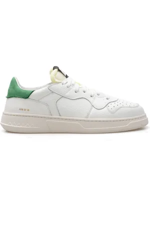RUN OF Schoenen, Heren, Wit, 42 1/2 EU, Leer, Sneakers Classic M-Ve 2