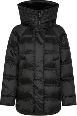 Peuterey Jassen, Dames, Zwart, L, Polyester, Polyester Jassen en Blazers Zijrits