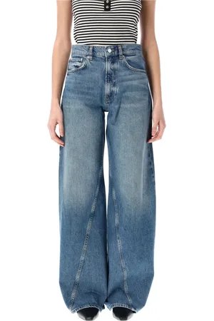 ANINE BING Jeans, Dames, Blauw, W27, Katoen, Blauwe Aegan Jeans voor Vrouwen